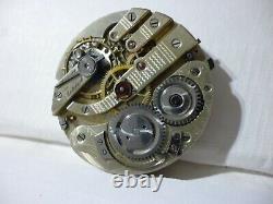 Xfine Pocket Watch Movement High Grade Antique Balance Ok VGC