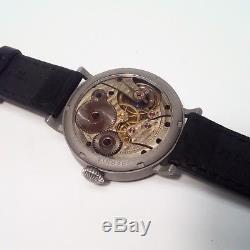 ZENITH Extremely Rare 24H Marriage Pocket Watch Movement Military Style Lume