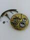 Zenith Chronometer Pocket Watch Movement For Parts Or Repair Good Balance D98