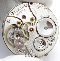 Zenith Vintage Pocket Movement with enamel dial & set of hands